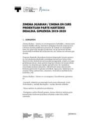 Zinema (h)abian / Cinema en Curs Gipuzkoa 2018-2019